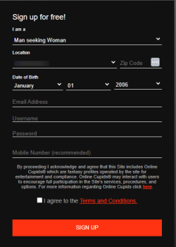sign up